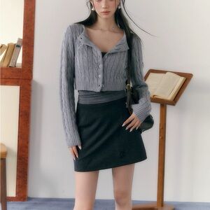 Gray miumiu style set